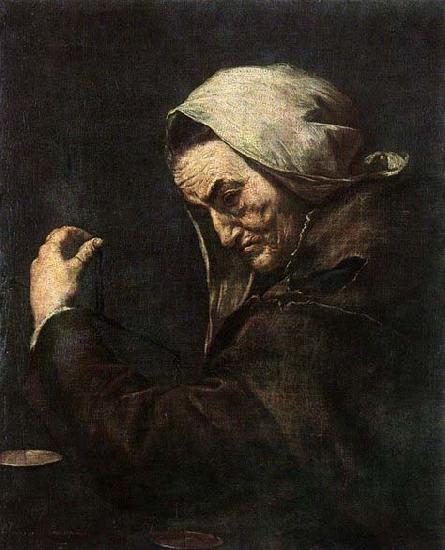 Jusepe de Ribera An Old Money-Lender